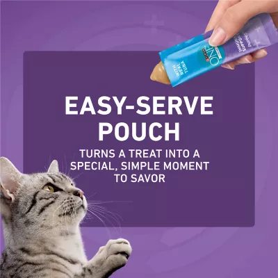Purina® ONE® +Plus Immune Support Cat Treat - Puree, 4 Ct - Image 7