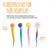 Whisker City® Plush Toy Ball With Tail 4-Pack image thumbnail 4