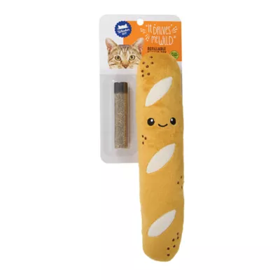Whisker City® Plush Baguette Refillable Cat Nip Cat Toys - Image 5