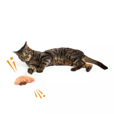 Whisker City® Plush Croissant Refillable Cat Nip Cat Toys - Image 3