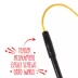 Whisker City® Yellow Ribbon Fish Teaser Attachment Cat Toys (Teaser Wand Sold Separately) image thumbnail 4