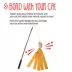 Whisker City® Yellow Ribbon Fish Teaser Attachment Cat Toys (Teaser Wand Sold Separately) image thumbnail 5
