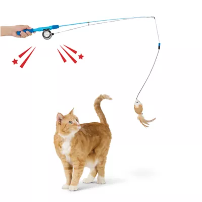 Whisker City® Fishing Pole Wand Cat Toys - Image 3