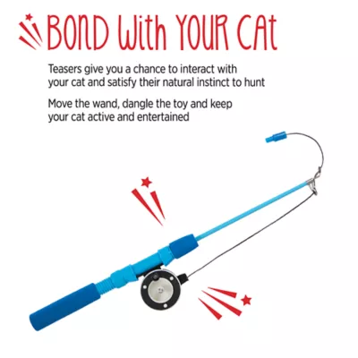Whisker City® Fishing Pole Wand Cat Toys - Image 5