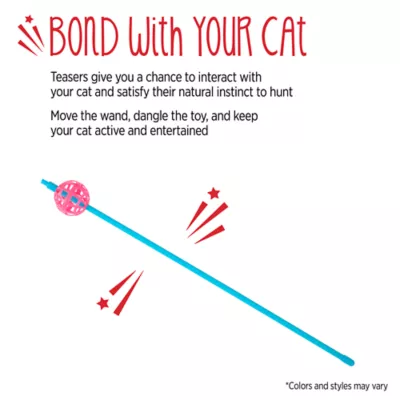 Whisker City® Rattle Wand Assorted Cat Toy - Image 5