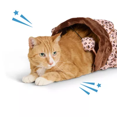 Whisker City® Leopard Sherpa Cat Sack - Image 3