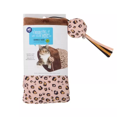 Whisker City® Leopard Sherpa Cat Sack - Image 5