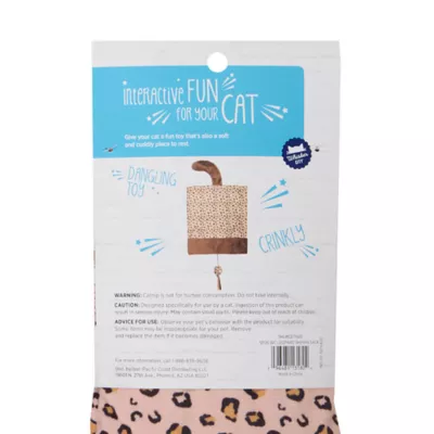Whisker City® Leopard Sherpa Cat Sack - Image 6