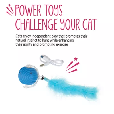 Whisker City® Electronic Ball With Tail Cat Toys - Image 4