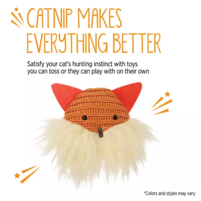 Whisker City® Knit Animals Assorted Cat Toys - Image 4