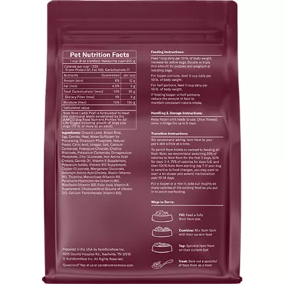 NOM NOM All Life Stages Frozen Dog Food - Lamb - Image 2