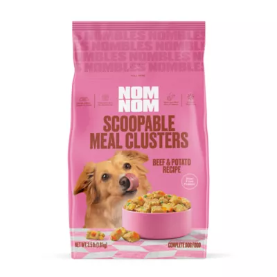 NOM NOM Scoopable Meal Clusters Adult Frozen Dog Food - Beef & Potato - Image 1
