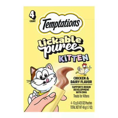 Temptations™ Lickable Puree Kitten Cat Treat - 1.7 Oz - Image 1