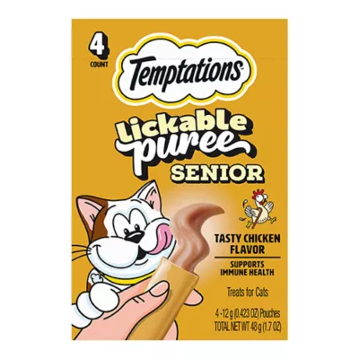 Temptations™ Lickable Puree Senior Cat Treat - 1.7 Oz - Image 1