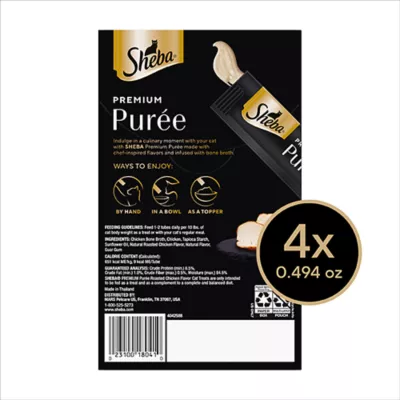 Sheba® Premium Puree Cat Treat - 4 Ct, 1.98 Oz - Image 7