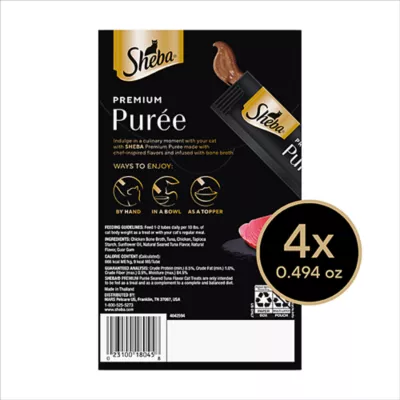 Sheba® Premium Puree Cat Treat - 4 Ct, 1.98 Oz - Image 7