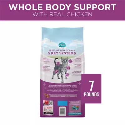 Purina® ONE® +Plus Whole Body Support Adult Cat Dry Food - Chicken - Image 2
