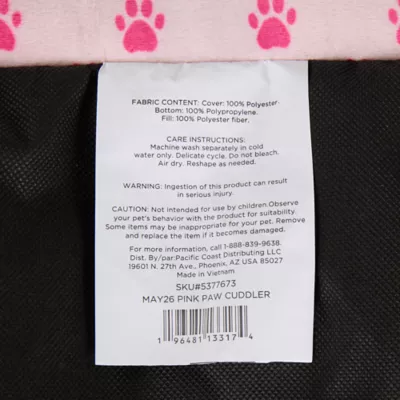 Top Paw® Paw Cuddler, Pink - Image 5