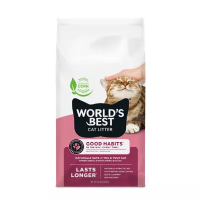 World's Best® Good Habits® Multi-Cat Corn Cat Litter - Unscented, Natural - Image 1
