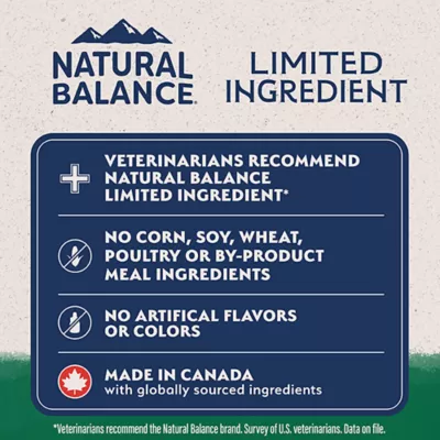 Natural Balance Limited Ingredient Dry Dog Food, Large Breed Lamb & Brown Rice Recipe, 26 lbs - Image 5
