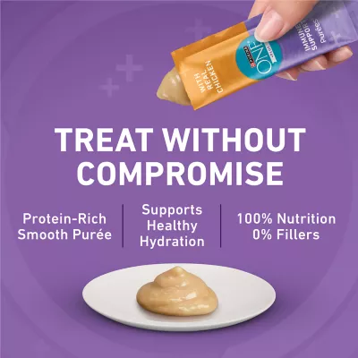Purina® ONE® +Plus Immune Support Cat Treat - Puree, 4 Ct - Image 4