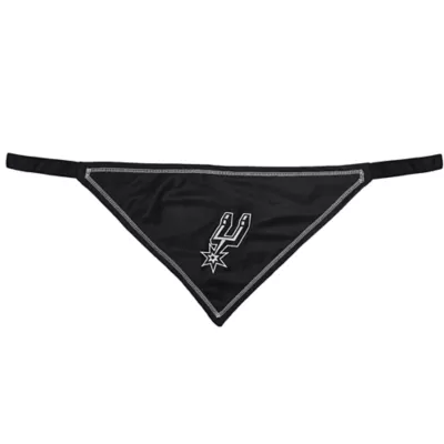 Pets First San Antonio Spurs Tie Around Bandana - Image 2