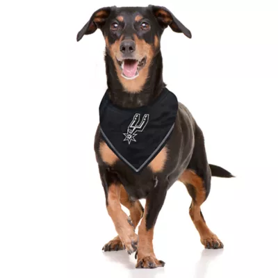 Pets First San Antonio Spurs Tie Around Bandana - Image 3