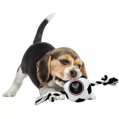 Pets First Inter Miami CF Soccer Ball Rope Toy - Image 3