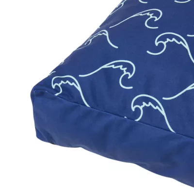 Top Paw® Wave Pillow, Navy & Cream - Image 3