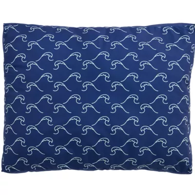 Top Paw® Wave Pillow, Navy & Cream - Image 4