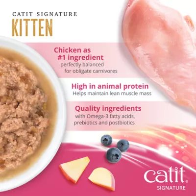 Catit Signature Cat Chicken Pâté in Bone Broth for Kittens - Image 3