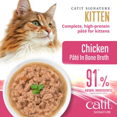 Catit Signature Cat Chicken Pâté in Bone Broth for Kittens - Image 4