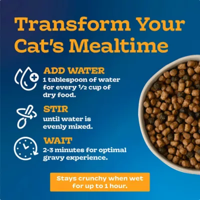 Blue Buffalo Tastefuls Adult Cat Dry Food - Gravy Experience, Chicken & Brown Rice - Image 4