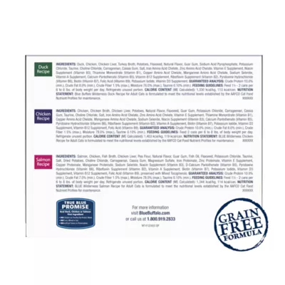 Blue Buffalo Wilderness Adult Cat Wet Food - Grain Free, Pate, 24 Ct - Image 2