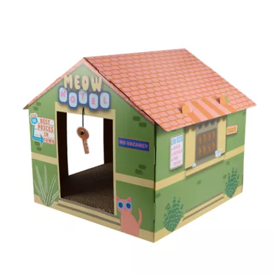 Whisker City® Cat Hut and Scratcher - Image 2
