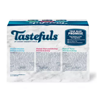 Blue Buffalo Tastefuls Adult Cat Wet Food - Flaked, Variety Pack, 24 Ct - Image 2