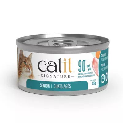 Catit Signature Chicken Entrée in Bone Broth for Senior Adult Cat - Image 1