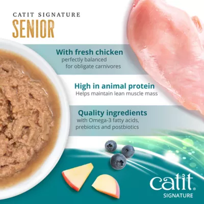 Catit Signature Chicken Entrée in Bone Broth for Senior Adult Cat - Image 3