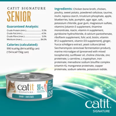 Catit Signature Chicken Entrée in Bone Broth for Senior Adult Cat - Image 7