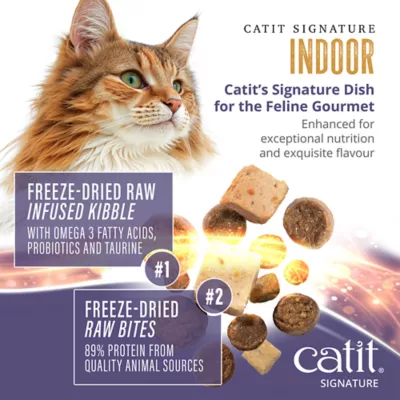 Catit Signature Chicken Recipe Freeze-Dried Raw Nutrition for Indoor Cat - Image 4