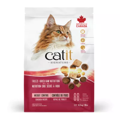 Catit Signature Chicken Recipe Freeze-Dried Raw Nutrition Weight Control for Adult Cat - Image 1