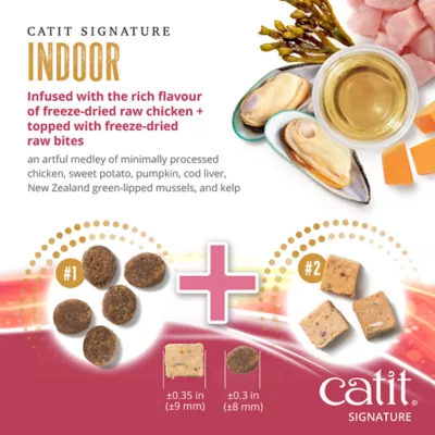 Catit Signature Chicken Recipe Freeze-Dried Raw Nutrition Weight Control for Adult Cat - Image 3