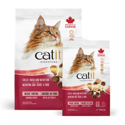 Catit Signature Chicken Recipe Freeze-Dried Raw Nutrition Weight Control for Adult Cat - Image 9