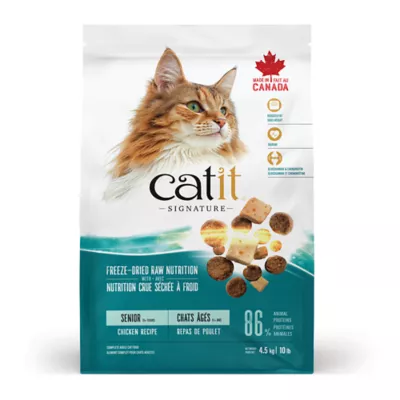 Catit Signature Chicken Recipe Freeze-Dried Raw Nutrition for Senior Cats - Image 1