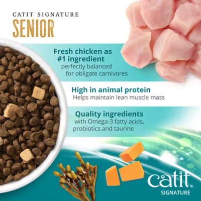 Catit Signature Chicken Recipe Freeze-Dried Raw Nutrition for Senior Cats - Image 2