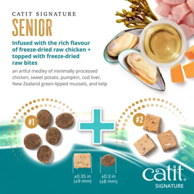 Catit Signature Chicken Recipe Freeze-Dried Raw Nutrition for Senior Cats - Image 3