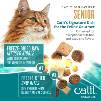 Catit Signature Chicken Recipe Freeze-Dried Raw Nutrition for Senior Cats - Image 4