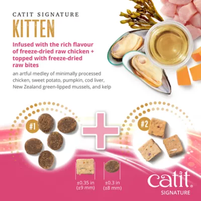 Catit Signature Cat Chicken Recipe Freeze-Dried Raw Nutrition for Kittens - Image 3