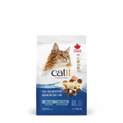 Catit Signature Ocean Fish Recipe Freeze-Dried Raw Nutrition Skin & Coat for Adult Cat - Image 1