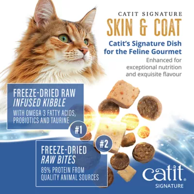 Catit Signature Ocean Fish Recipe Freeze-Dried Raw Nutrition Skin & Coat for Adult Cat - Image 4